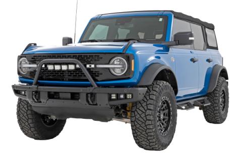 Safari Bar 3 Inch OSRAM (Quad) Wide OE Modular Steel Ford Bronco (21-25) Rough Country