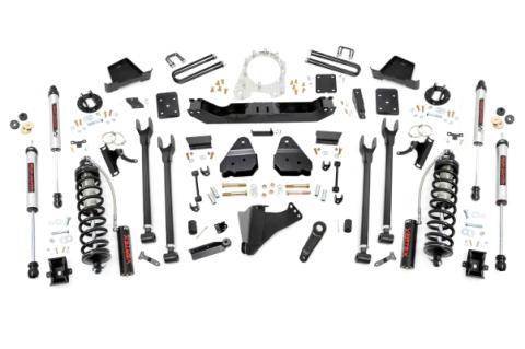 6 Inch Lift Kit 4-Link No OVLD C/O V2 Ford F-250/F-350 Super Duty (17-22) Rough Country