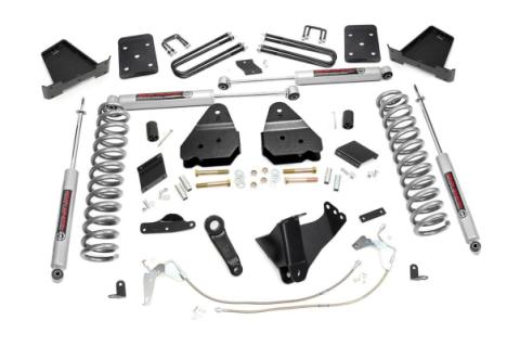 6 Inch Lift Kit Gas OVLD M1 Ford F-250 Super Duty 4WD (2015-2016) Rough Country