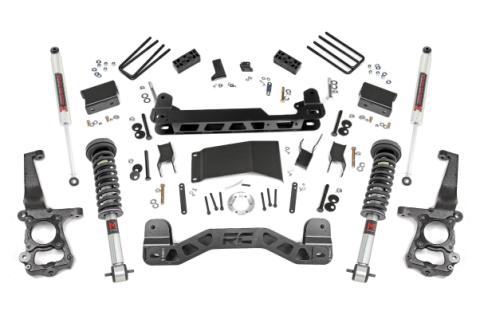 4 Inch Lift Kit M1 Struts/M1 Ford F-150 4WD (2015-2020) Rough Country