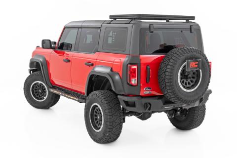 AC2 Running Boards Amber/White 4-Door Ford Bronco 4WD (2021-2025) Rough Country