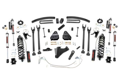 6 Inch Lift Kit Gas 4 Link C/O Vertex Ford F-250/F-350 Super Duty (08-10) Rough Country