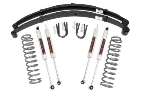 3 Inch Lift Kit RR Springs M1 Jeep Cherokee XJ 2WD/4WD (1984-2001) Rough Country