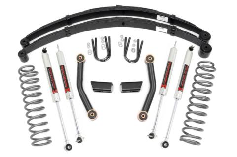 3 Inch Lift Kit Series II RR Springs M1 Jeep Cherokee XJ (84-01) Rough Country
