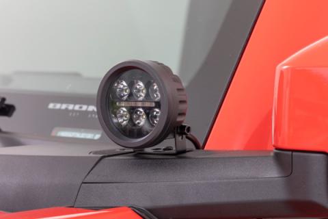 LED Light Kit Ditch Mount 3.5 Inch Black Round Pair Amber DRL Ford Bronco (21-25) Rough Country