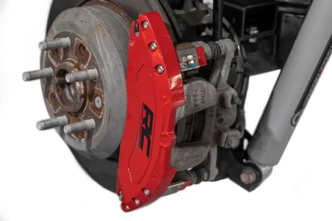 Caliper Covers Rear Red Chevy/GMC Sierra 1500 (19-25)/Silverado 1500 (19-26) Rough Country