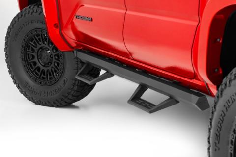 SRL2 Adjustable Aluminum Steps Double Cab Toyota Tacoma 2WD/4WD (24-26) Rough Country