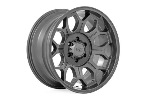 77 Series Wheel One-Piece Gunmetal Gray 20x10 6x135 -25mm Rough Country