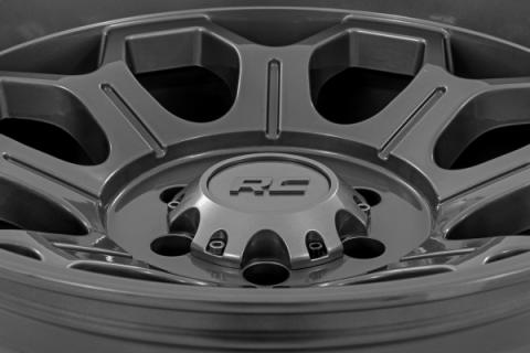 77 Series Wheel One-Piece Gunmetal Gray 20x10 6x135 -25mm Rough Country