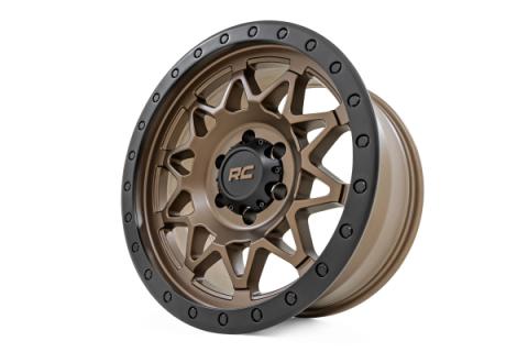 78 Series Wheel Simulated Beadlock Bronze/Black 17x8.5 5x4.5 +0mm Rough Country