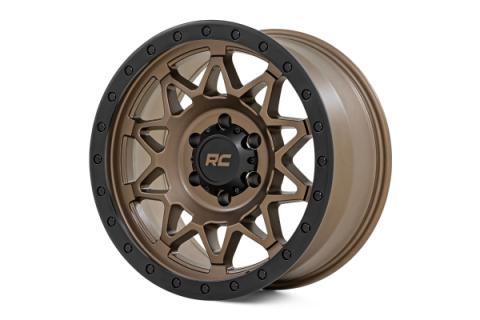 78 Series Wheel Simulated Beadlock Bronze/Black 18x9 5x5 0mm Rough Country