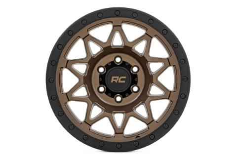 78 Series Wheel Simulated Beadlock Bronze/Black 18x9 5x5 0mm Rough Country