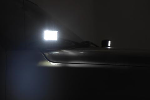 LED Light Kit Ditch Mount 2 Inch Black Pair Amber DRL Chevy Silverado 1500 (99-06) Rough Country