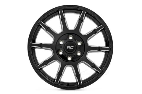 83 Series Wheel One-Piece Gloss Black 17x9 6x135 +0mm Rough Country
