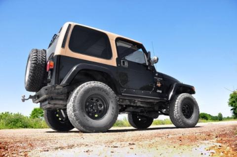 4 Inch Lift Kit M1 Jeep Wrangler TJ 4WD (1997-2002) Rough Country