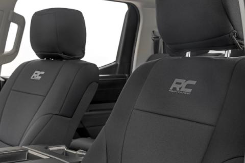 Seat Covers No Rear Cup Holder Toyota Tundra 2WD/4WD (2022-2026) Rough Country