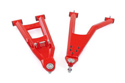 Red Aluminum Control Arms 2 Inch Forward Offset Polaris Ranger XP 1000 Rough Country
