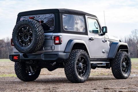 3.5 Inch Lift Kit C/A Drop FR D/S Jeep Wrangler JL 4WD (2024-2026) Rough Country