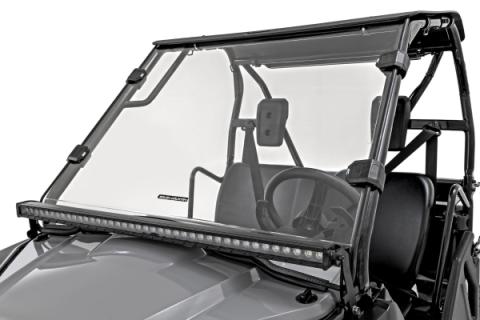 Full Windshield Scratch Resistant Honda Pioneer 520 Rough Country