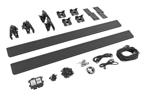 Power Running Boards HT-Series Crew Cab Ford F-150/Lightning/F-250/F-350/Raptor (15-26) Rough Country