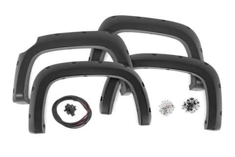 Pocket Fender Flares G9K Satin Steel Chevy Colorado 2WD/4WD (2015-2022) Rough Country