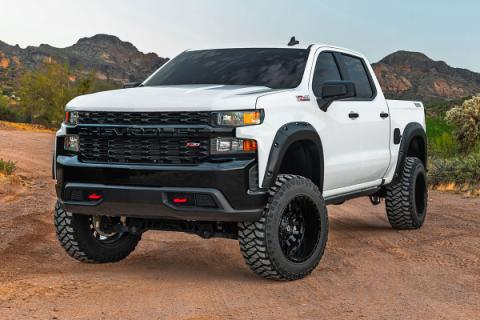Fender Flares Sport G2X Deep Mahogany Chevy Silverado 1500 (19-21) Rough Country