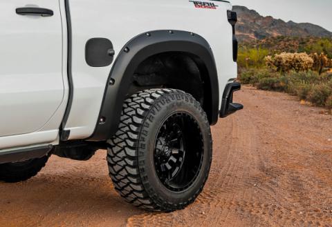 Pocket Fender Flares GXD Sterling Grey Metallic Chevy Silverado 1500 (19-21) Rough Country