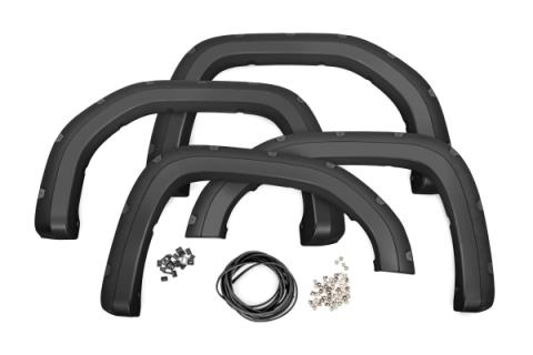 Pocket Fender Flares GAN Silver Ice Metallic GMC Sierra 1500 (19-26) Rough Country