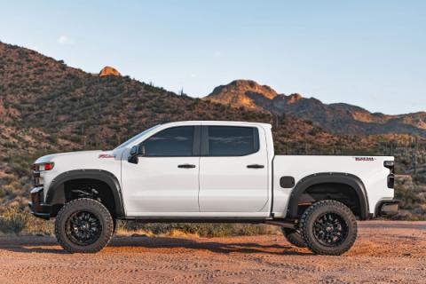 Fender Flares Sport G48 Redwood Chevy Silverado 1500 2WD/4WD (22-26) Rough Country