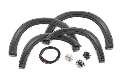 Pocket Fender Flares PAF Silver Ram 2500/3500 2WD/4WD (2019-2026) Rough Country
