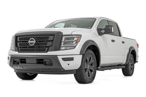 Pocket Fender Flares G41 Magnetic Black Nissan Titan 2WD/4WD (2017-2024) Rough Country