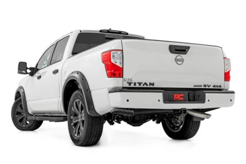 Pocket Fender Flares G41 Magnetic Black Nissan Titan 2WD/4WD (2017-2024) Rough Country