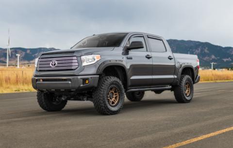 Pocket Fender Flares 218 Midnight Black Metallic Toyota Tundra (14-21) Rough Country