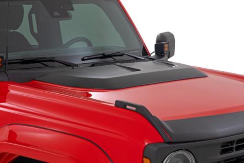 Hood Scoop E7 Velocity Blue Ford Bronco 4WD (2021-2025) Rough Country