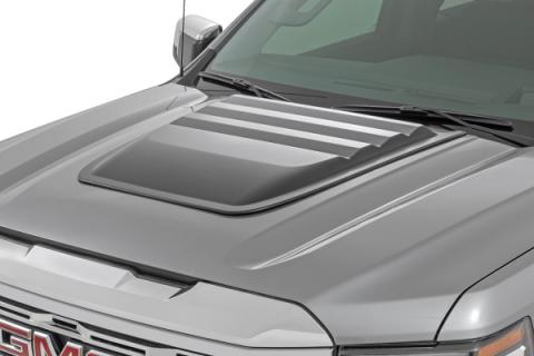 Hood Scoop G1C Light Steel Gray GMC Sierra 1500 2WD/4WD (2019-2026) Rough Country