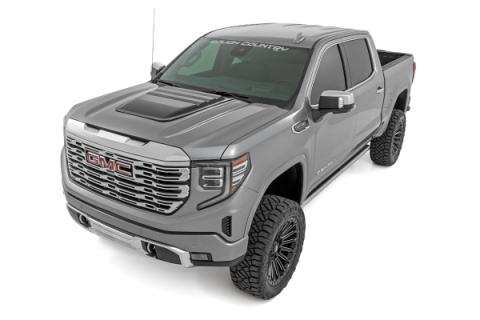 Hood Scoop G1C Light Steel Gray GMC Sierra 1500 2WD/4WD (2019-2026) Rough Country