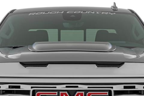 Hood Scoop G1C Light Steel Gray GMC Sierra 1500 2WD/4WD (2019-2026) Rough Country