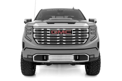 Hood Scoop G1C Light Steel Gray GMC Sierra 1500 2WD/4WD (2019-2026) Rough Country