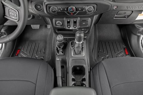 Floor Mats FR Jeep Gladiator JT 4WD (2020-2025) Rough Country