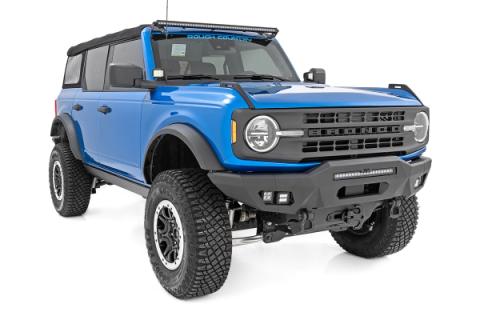 Power Running Boards Dual Electric Motor 4 Door Ford Bronco 4WD (21-25) Rough Country