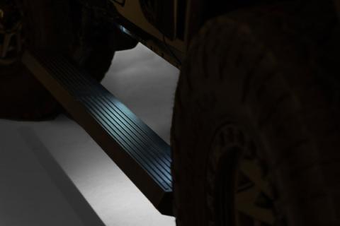 Power Running Boards Dual Electric Motor Jeep Gladiator JT 4WD (20-25) Rough Country