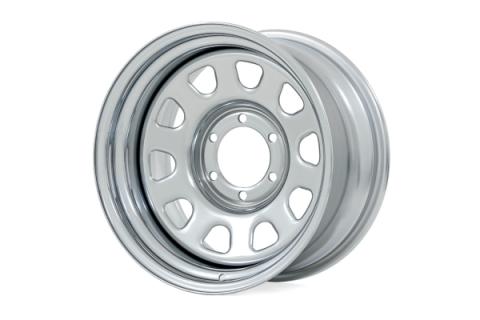 Steel Wheel Chrome 15x8 5x4.5 3.30 Bore -19 Rough Country