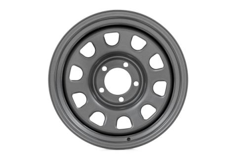 Steel Wheel Gray 15x10 5x4.5 3.30 Bore -39 Rough Country