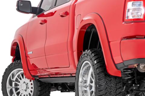 Sport Fender Flares PW7 Bright White Ram 1500 2WD/4WD (2019-2024) Rough Country