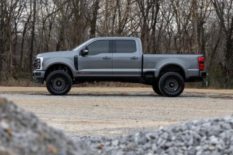 Sport Fender Flares JS Iconic Silver Ford F-250/F-350 Super Duty (23-26) Rough Country
