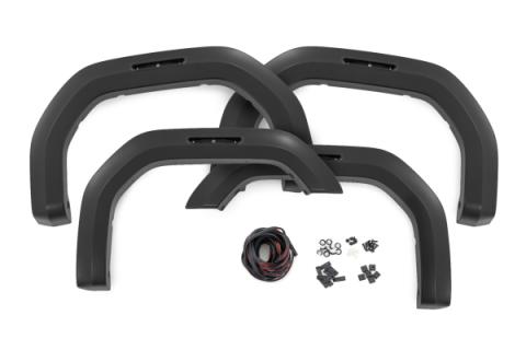 Fender Flares Sport 5IS Silver Ice GMC Sierra 2500 HD/Sierra 3500 HD (20-26) Rough Country