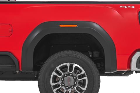 Fender Flares Sport 5IS Silver Ice GMC Sierra 2500 HD/Sierra 3500 HD (20-26) Rough Country