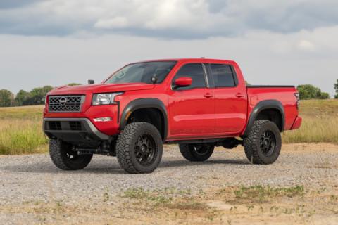 Fender Flares Sport KAD Gun Metal Nissan Frontier 2WD/4WD (2022-2026) Rough Country