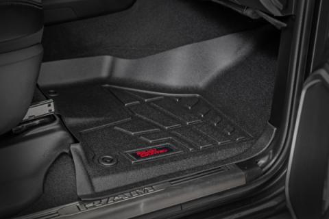 Sure-Fit Floor Mats Front &amp; Rear Bucket Crew Ram 2500/3500 (19-26) Rough Country