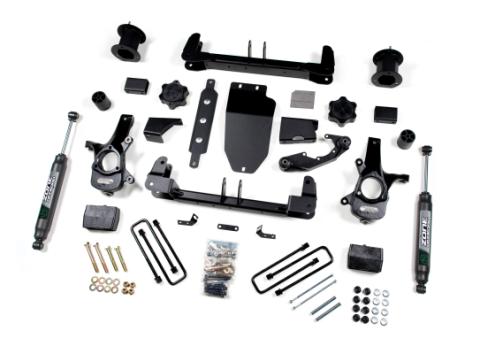 14-18 Silverado/Sierra 1500 4WD 4.5 Inch Cast Steel Arms With Nitro Shocks Zone Offroad